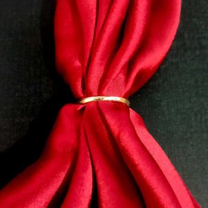 Gold Crown Ring with Crystals