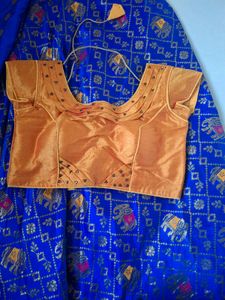 Blue Elephant Print Lehenga Choli