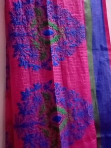 Beautiful Pink Embroidered Dupatta