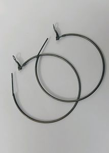 Black Ear Hoops