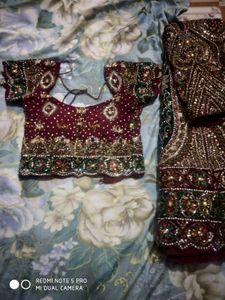 Brindal Lehenga Beautiful Colour
