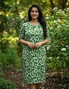 Floral Print Kurta