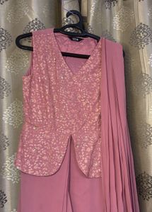 Pre-Draped Saree | Ready to Wear | Excellent Condi