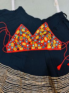 Black Stylish Ethnic Lehenga Choli Set