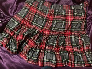Pleated Mini Skirt