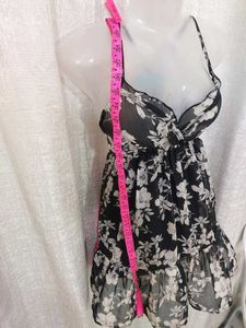Mesh GenZ Floral Mini Dress