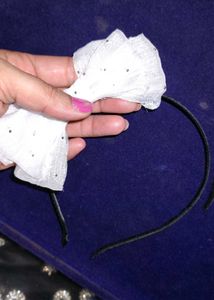 combo of 3 diffrent Cute Flower and Bow Headbands