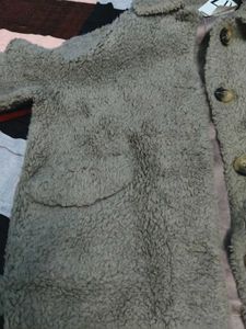 Branded Fleece Fur  Jacket