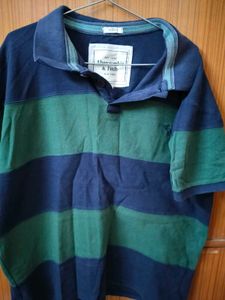 Men Tshirt Blue And Cyan