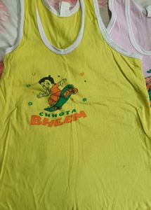 Kids baniyan Bundle - Cartoon Prints