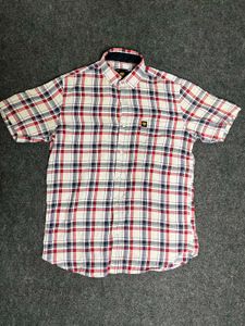 Y2k Men's checks boxy shirt