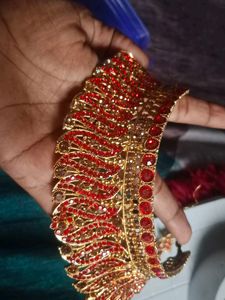 Red &amp; Gold Jewelry Set