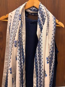 Elegant Blue Kurta Set with Dupatta