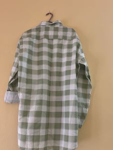 Slim fit Men's Plaid Long Sleeve Shirt