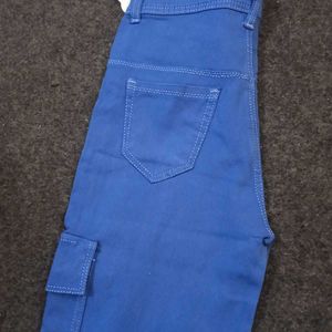 Blue Cargo Pants