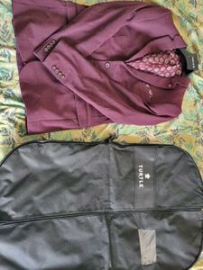 Turtle Men's Maroon Blaser