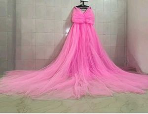 Stunning Pink Tulle Gown