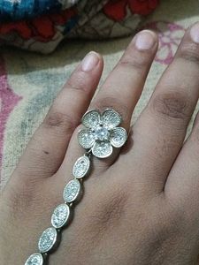 Stunning Floral Hand Harness