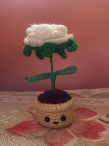 Crochet Potted Flower