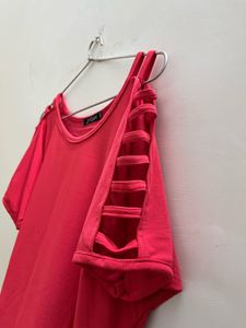 Chic Cut-Out Sleeve Top