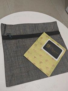 Stylish Grey Pouch organizer for men shaving kit