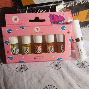 Combo Of 2 - MyglammPopxo Nailkt &amp; Myglamm Sat