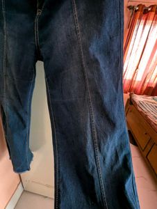 Blue Denim High Waist Bootcut Jeans 🫰