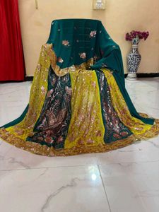 lehnga type saree