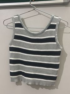 Striped Ribbed Tank Top