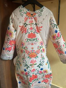Stylish Printed Palazzo Pant with long kamiz and d