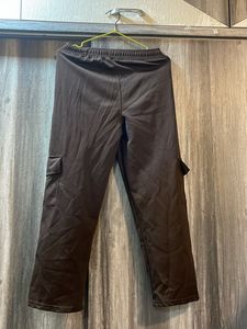 Brown Cargo Sweatpants