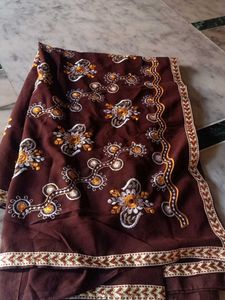 Elegant Embroidered Dress Material