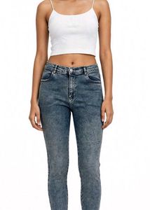 Stylish Acid Wash Denim Jeans