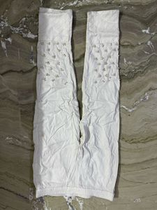 Embroidered short Kurta  with Pants