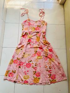 Front Slit Midi Dress