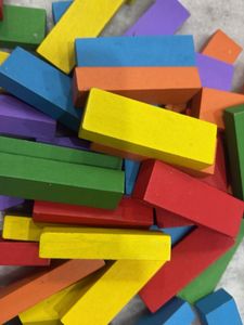 wooden jenga blocks