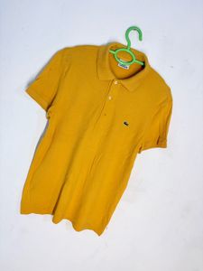 Men's Yellow Lacoste Polo Shirt