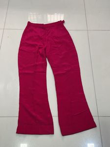 Vibrant Pink Flare Pants