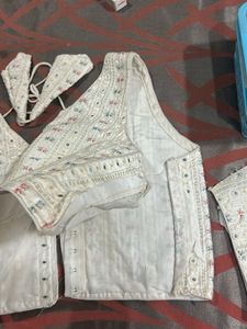 Embroidered Mirror Work Blouse