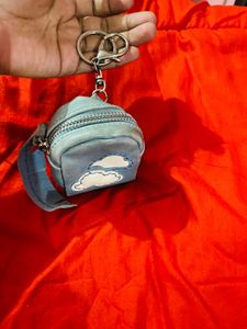 Cute Cloud Keychain Pouch