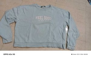 Light Blue "Feel Good" Sweatshirt