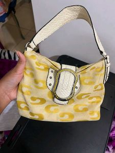 Y2k vintage guess baguette shoulder hobo bag