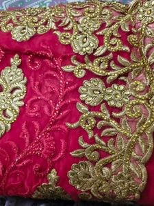 net saree full work with blouse