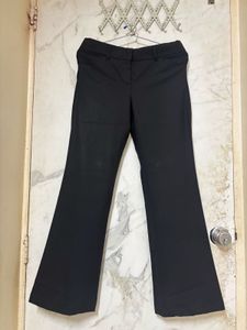 Classic Black Bootcut Trousers