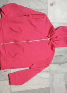 BENCH. Pink Zip-Up Hoodie