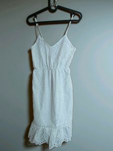 White Eyelet Summer Dress