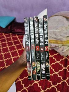 Jjk Jujutsu Kaisen Manga Volumes 6-10 (99/vol) .