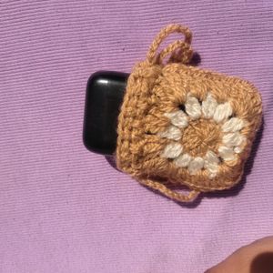 Stuffed Crochet Flower Keychain🌼🏹