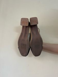 Slingback  block heels