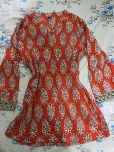 Boho Floral Print Kurta